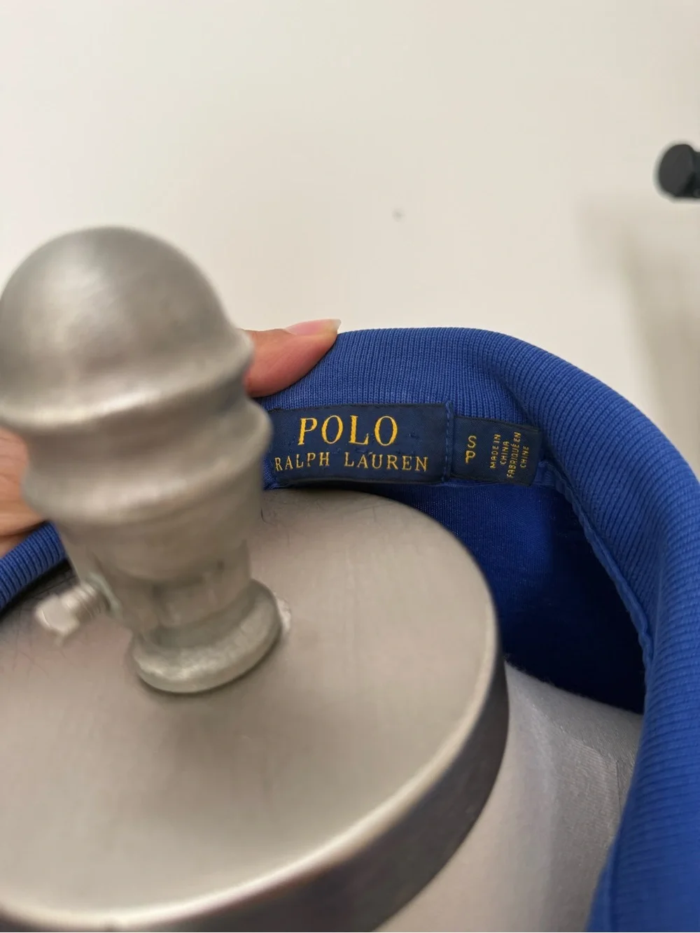 Ralph Lauren Mens Royal Blue Polo with Orange Pony